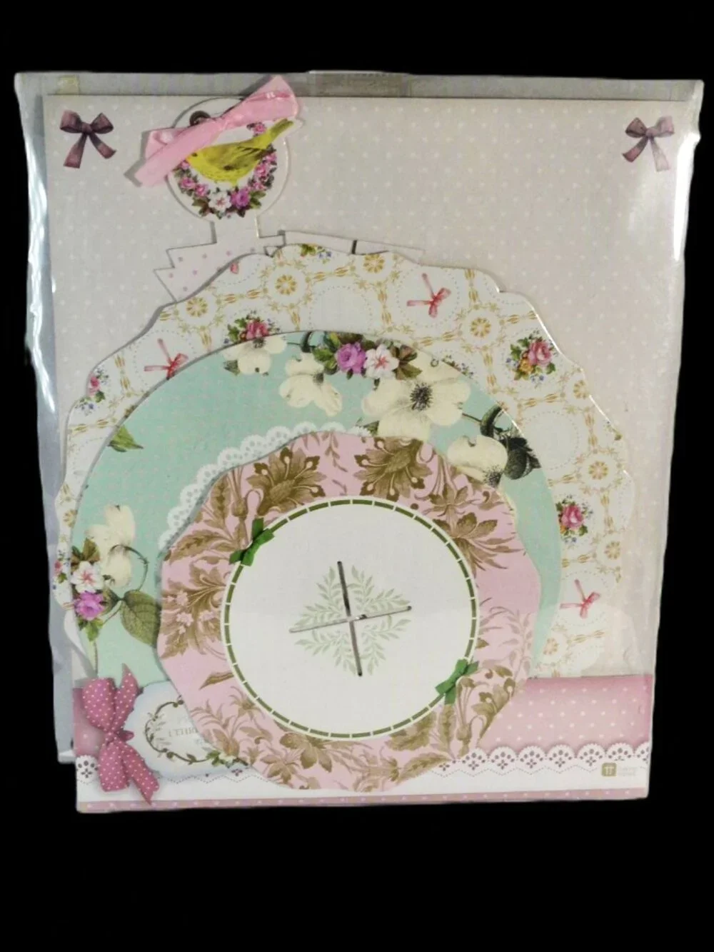 Talking Tables Frills & Frosting Cakestand Birthday Multicolor NIP Entertaining